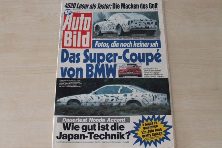 Deckblatt Auto Bild (46/1987)